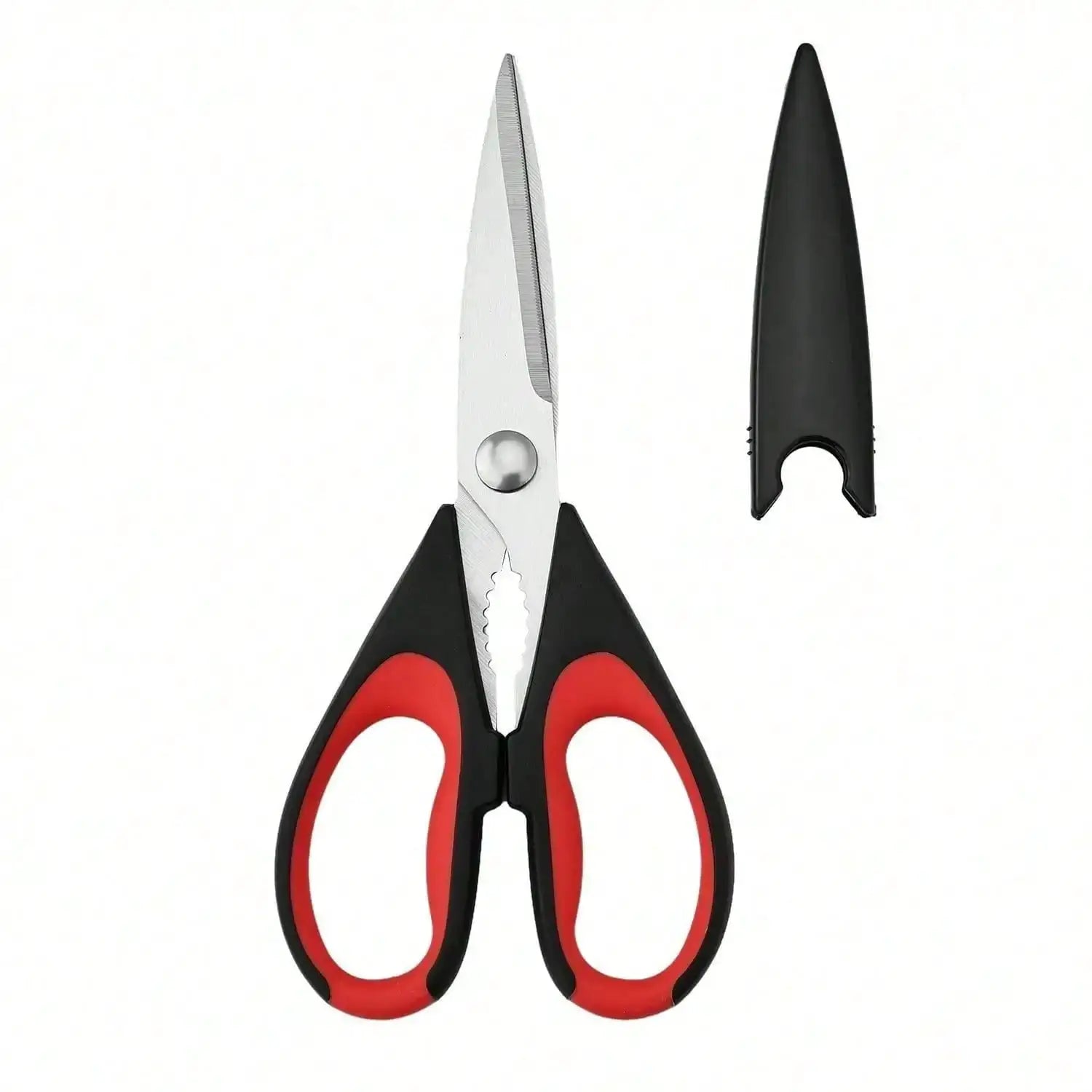 1 Unit Heavy-Duty Kitchen Scissors, Slicing Turkey Bones Grilling All-Purpose Culinary Shears, Stainless Steel Meat Scissors from PriceLows™
