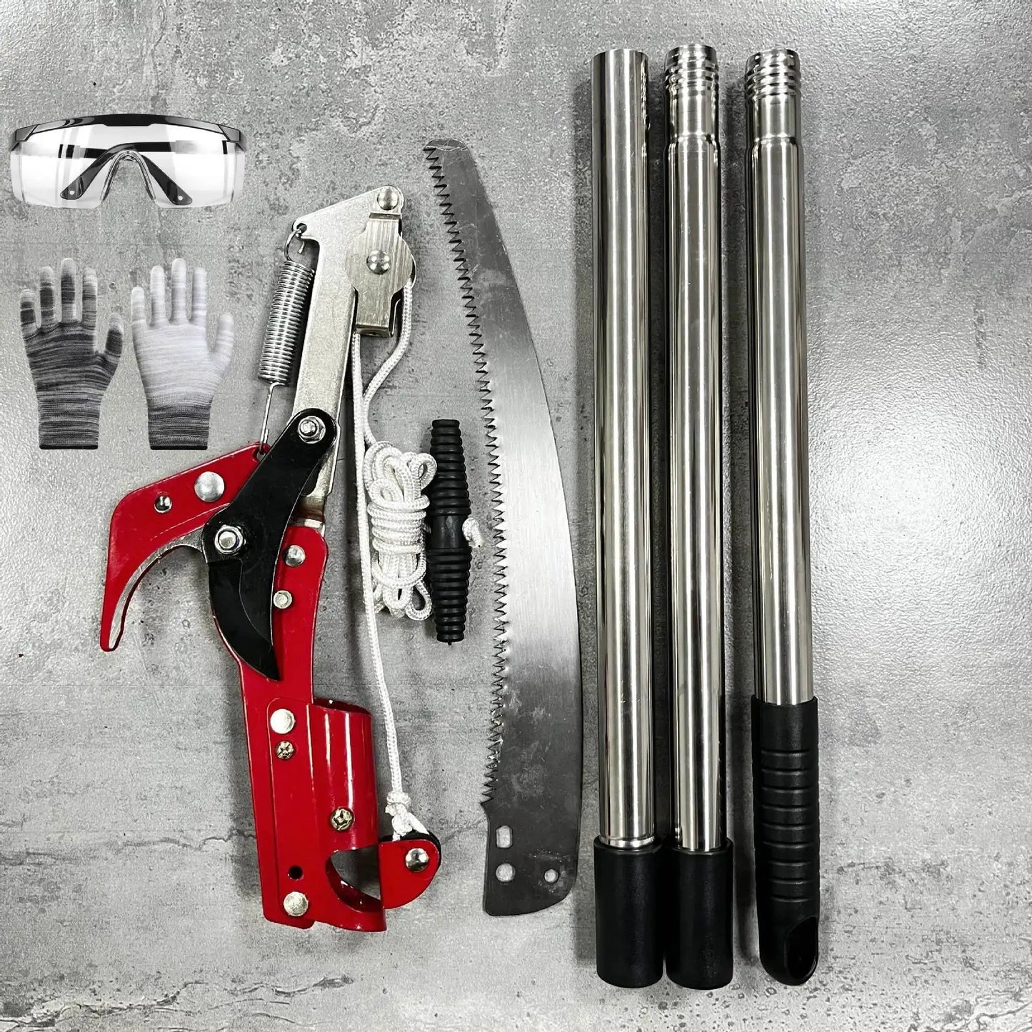 Extendable Tree Pruner Saw High-Altitude Branches Trimmer Pruning Shears Harvester Clipper for Plant Twig Vine for Plant Garden from PriceLows™