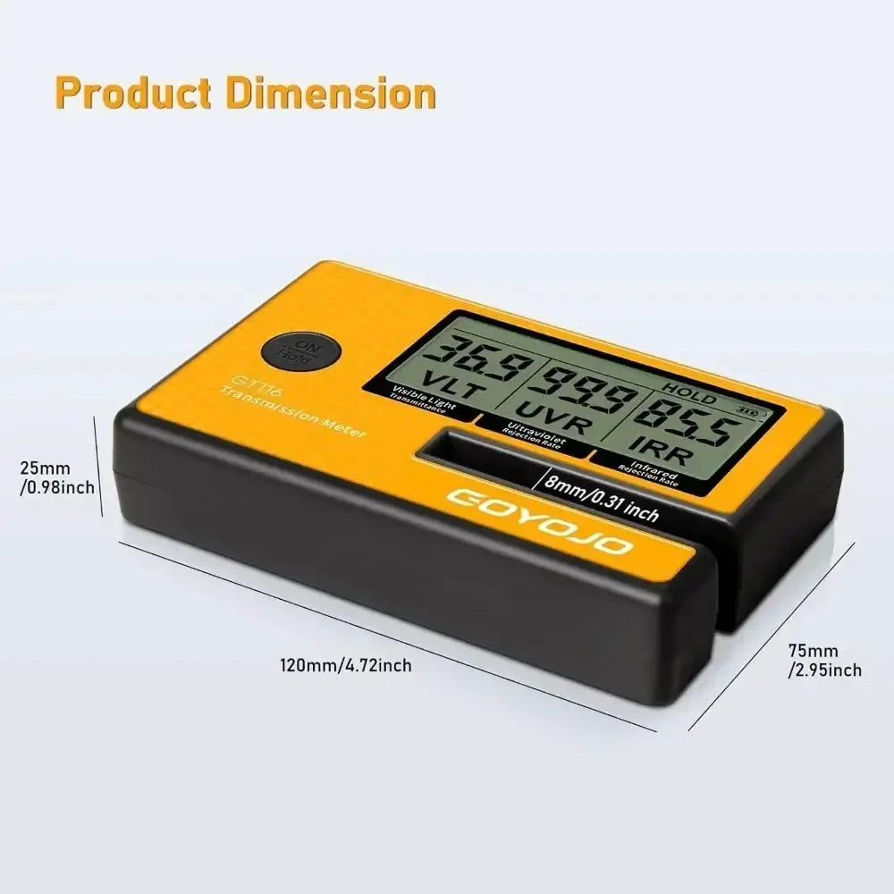 Portable Window Tint Transmission Meter Linshang LS162 GT116 Measure IR Rejection UV Blocking Rate Visible Light Transmittance from PriceLows™