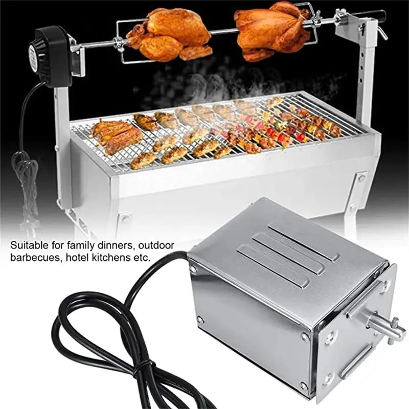 Electric Rotisserie Motor | Stainless Steel | 70 Kg Load Capacity | Model SP-S40