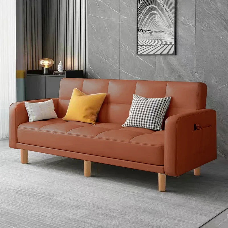 Sofa Bed | Composite Fabrics | Wood Frame | Single Or Double