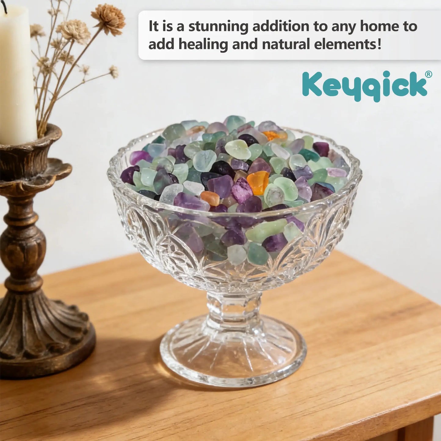 Natural Fluorite Fragments | 360g Net Weight | Rough Cut Edges | Versatile Gravel