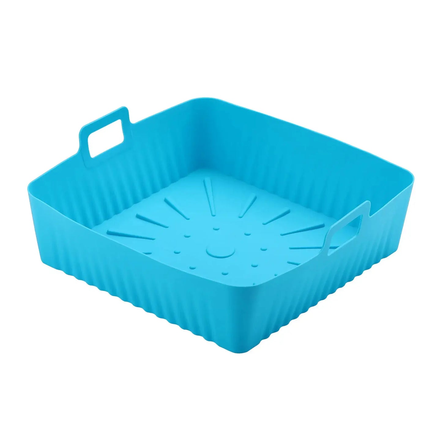 Air Fryer Silicone Basket Liners | 9in XXL | Reusable Molds | Cosori Ninja 6-8QT