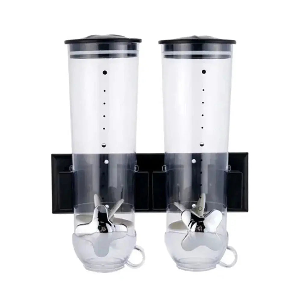 Cereal Dispenser with Cup Wall Holder Screw Set Large Capacity for Storing Nuts, Coffee Beans Candies Cereals Storage Assistant from PriceLows™