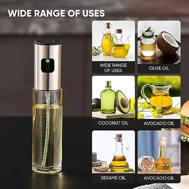 Glass Oil Sprayer | Refillable | Olive Oil Mister | Kitchen