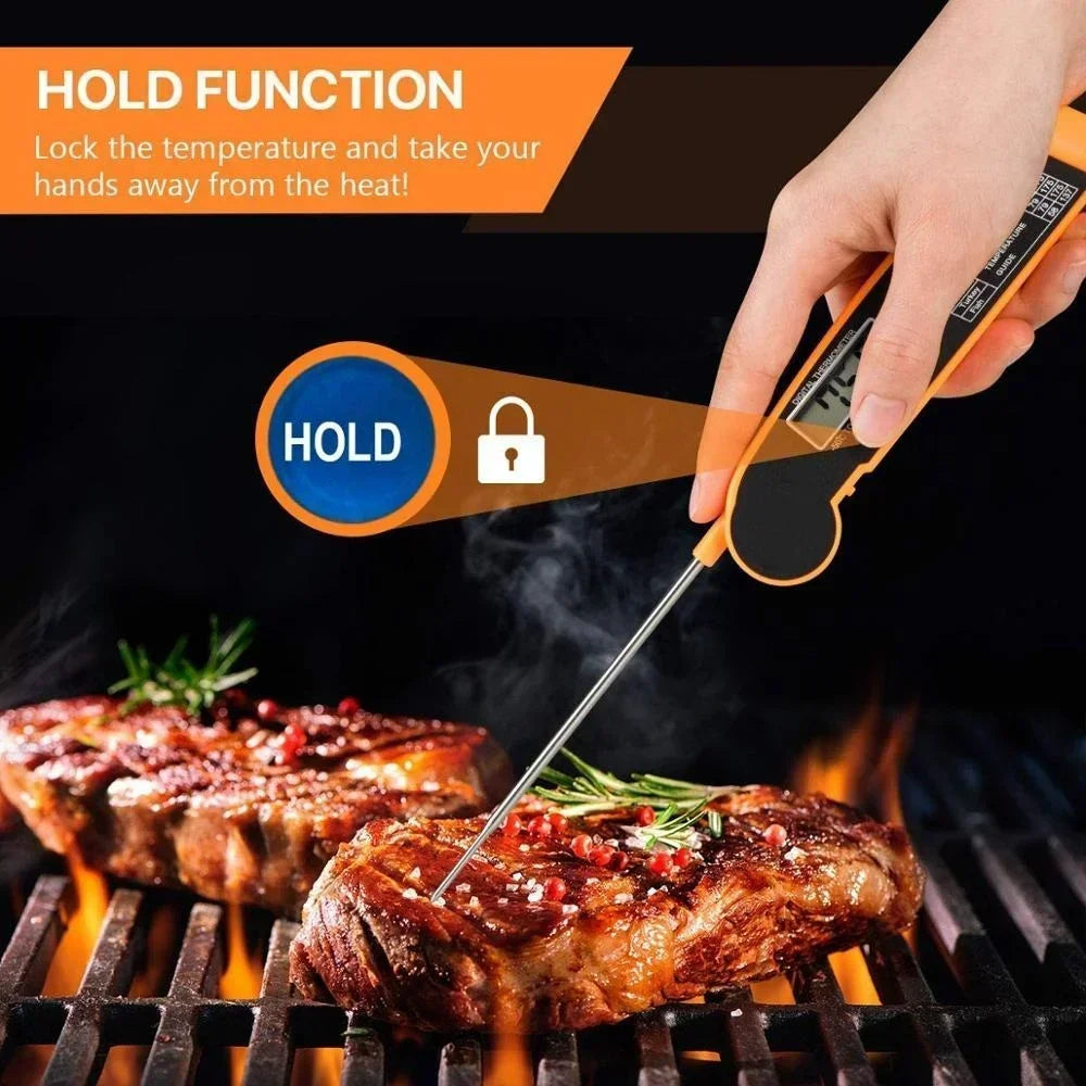 Digital Meat Thermometer | Foldable Design | Kitchen Use | One Size
