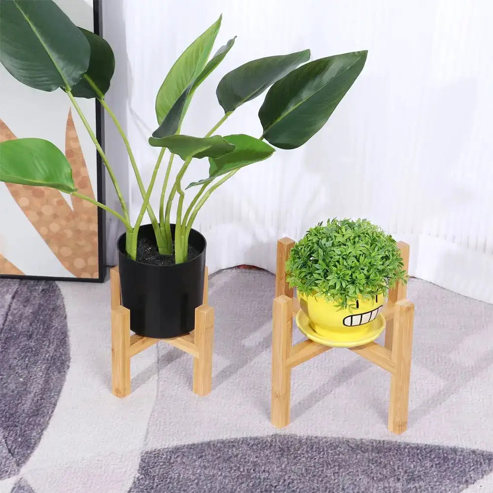 Floor-Standing Bonsai Display Stand Wood Flowerpot Holder Flower Pot Base Indoor Outdoor Home Decoration Tray Garden Supplies from PriceLows™
