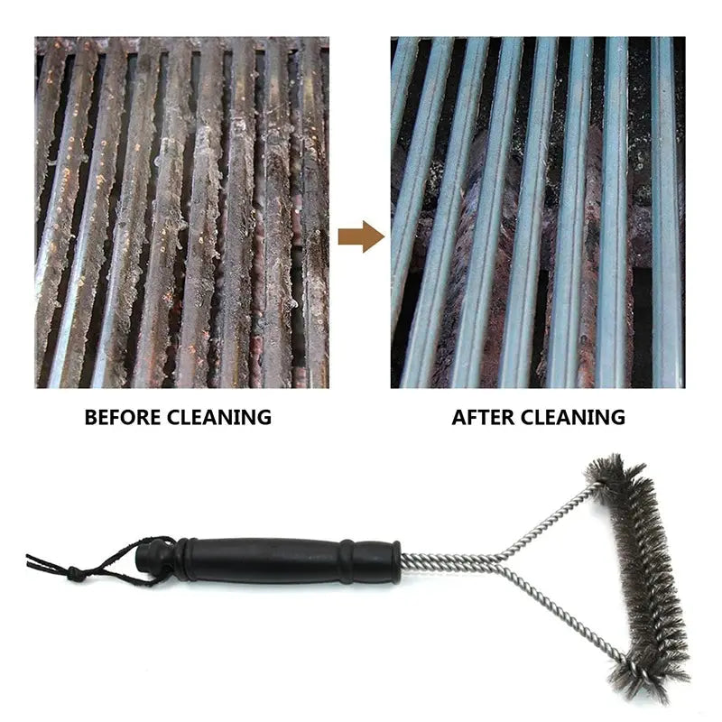 Barbecue Grill Brush | Stainless Steel Bristles | Heat Resistant | One Size