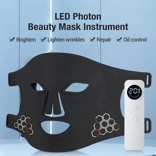 Red Light therapy Mask 460nm 660nm 850nm LED Beauty Devices Face Instrument Rejuvenation Skin Anti Aging Wrinkle Skin Repair from PriceLows™