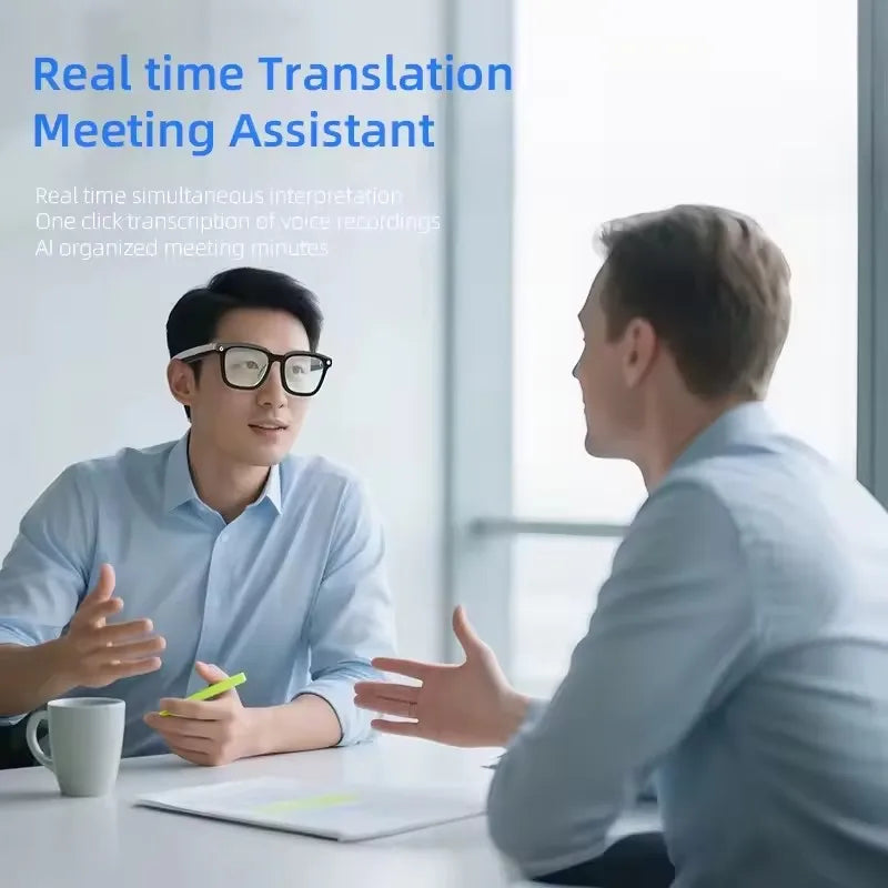 Smart Glasses | AI Translator | 8MP HD Camera | F06