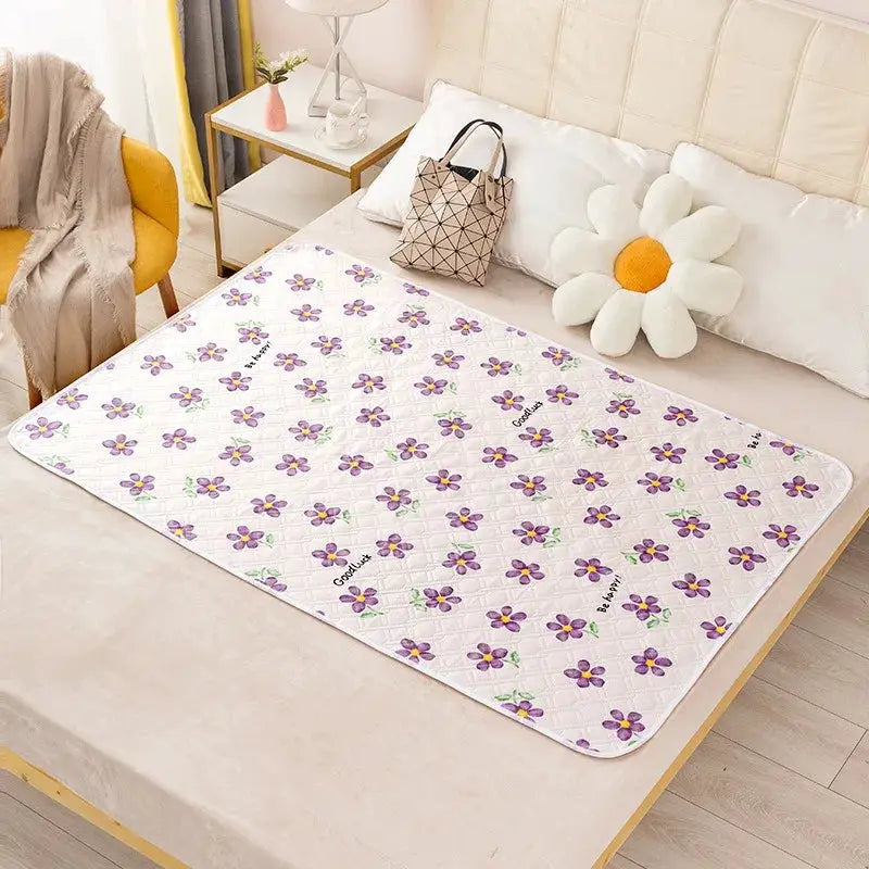 Waterproof Washable Mattress Urine Mat for Baby Toddlers Cute Cartoon Bed Protector Diaper Bedding Urine Pads Cloth Breathable from PriceLows™