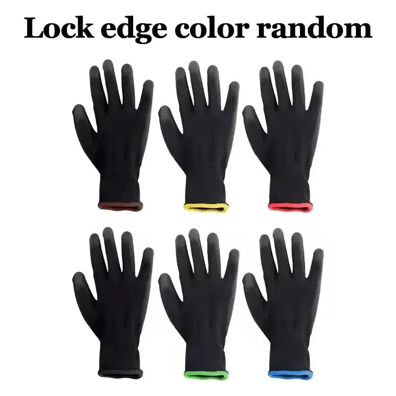 8/16/24PCS PU Coating Gloves Anti-Slip Wear-Resistant Nylon PU Gloves Durable Gardening Machinery Automotive Repair Tools from PriceLows™