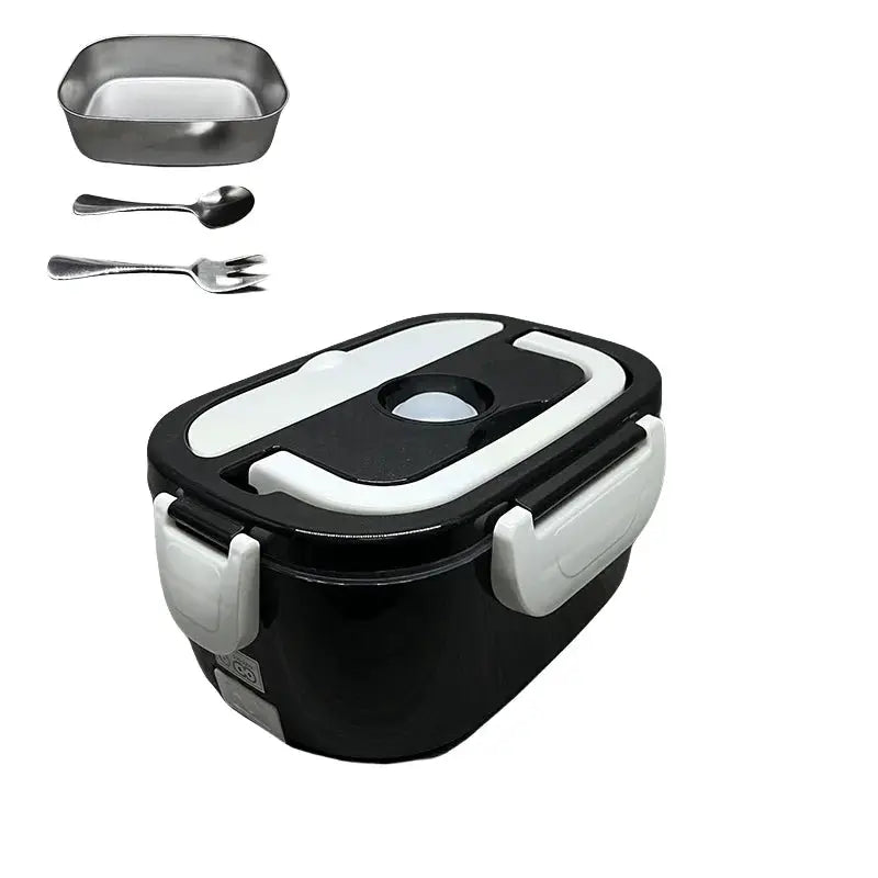 The Electric Lunch Box Food Heater ,60 W Portable Warmer for Car Truck Work With 304 Stainless Steel Contained Heated Lunch Box from PriceLows™
