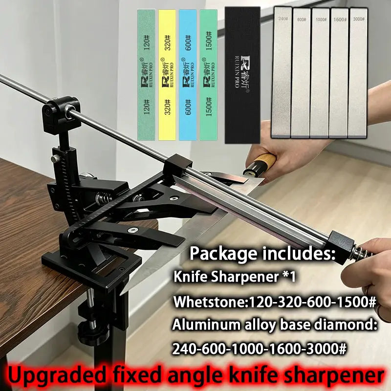 Knife Sharpener | Fixed-Angle | Precise Adjustment | One Size
