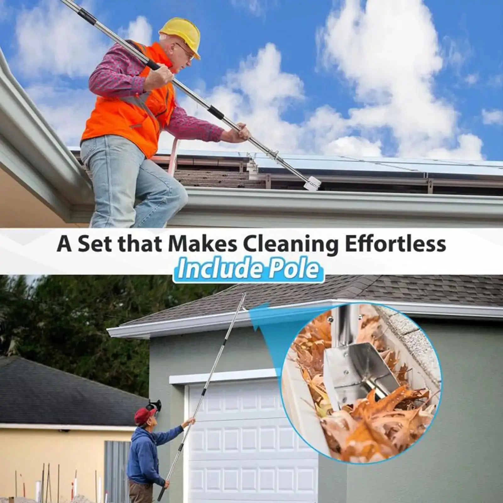 Gutter Cleaning Scoop Gutter Cleaning Shovel For Garden Ditch Villas Rustproof Stainless Steel Drainage Maintenance Cleaner from PriceLows™