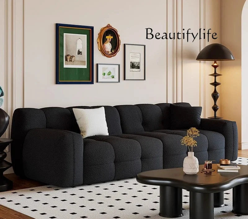 Sofa | Velvet Fabric | S-Shaped Design | Customizable