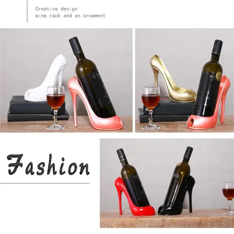 Top Selling Wine Rack High Heel Shoe Bottle Holder Kitchen Accessories Wine Bottles Holders Kitchen Utensils Dropshipping from PriceLows™