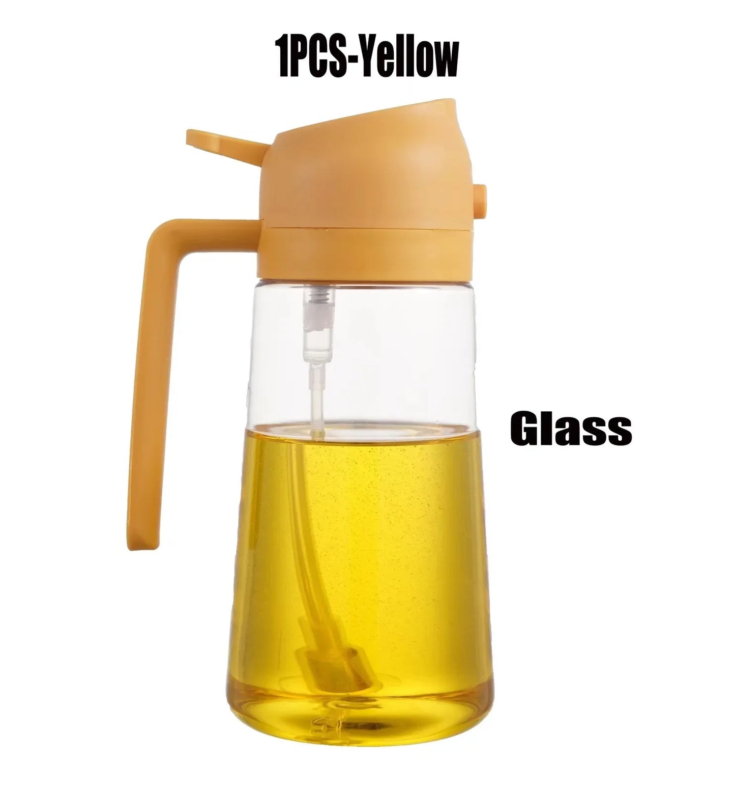 Oil Sprayer | Glass Oil Bottle | 2In1 Design | BBQ And Air Fryer