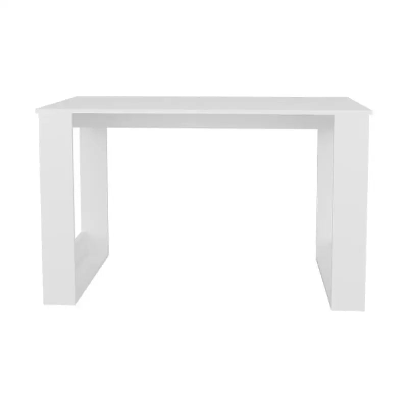 Aurora Writing Desk with Ample Surface - White Computer Workstation from PriceLows™