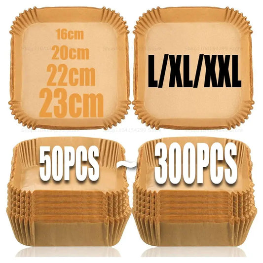Air Fryer Paper Oven Paper Disposable Send Brush Non-Stick Airfryer Baking Papers Liners Parchment Paper for Baking Microwave from PriceLows™