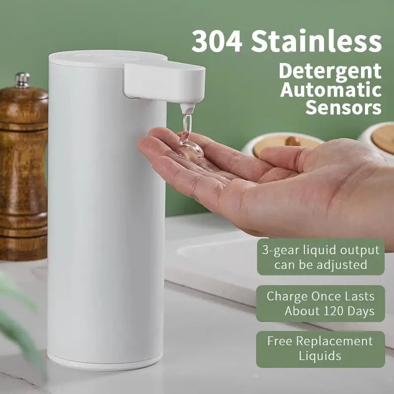 Kitchen Soap Machine Automatic Sensor Out of Hand Sanitizer Smart Electric Body Wash Soap Dispenser 304 Stainless Steel from PriceLows™