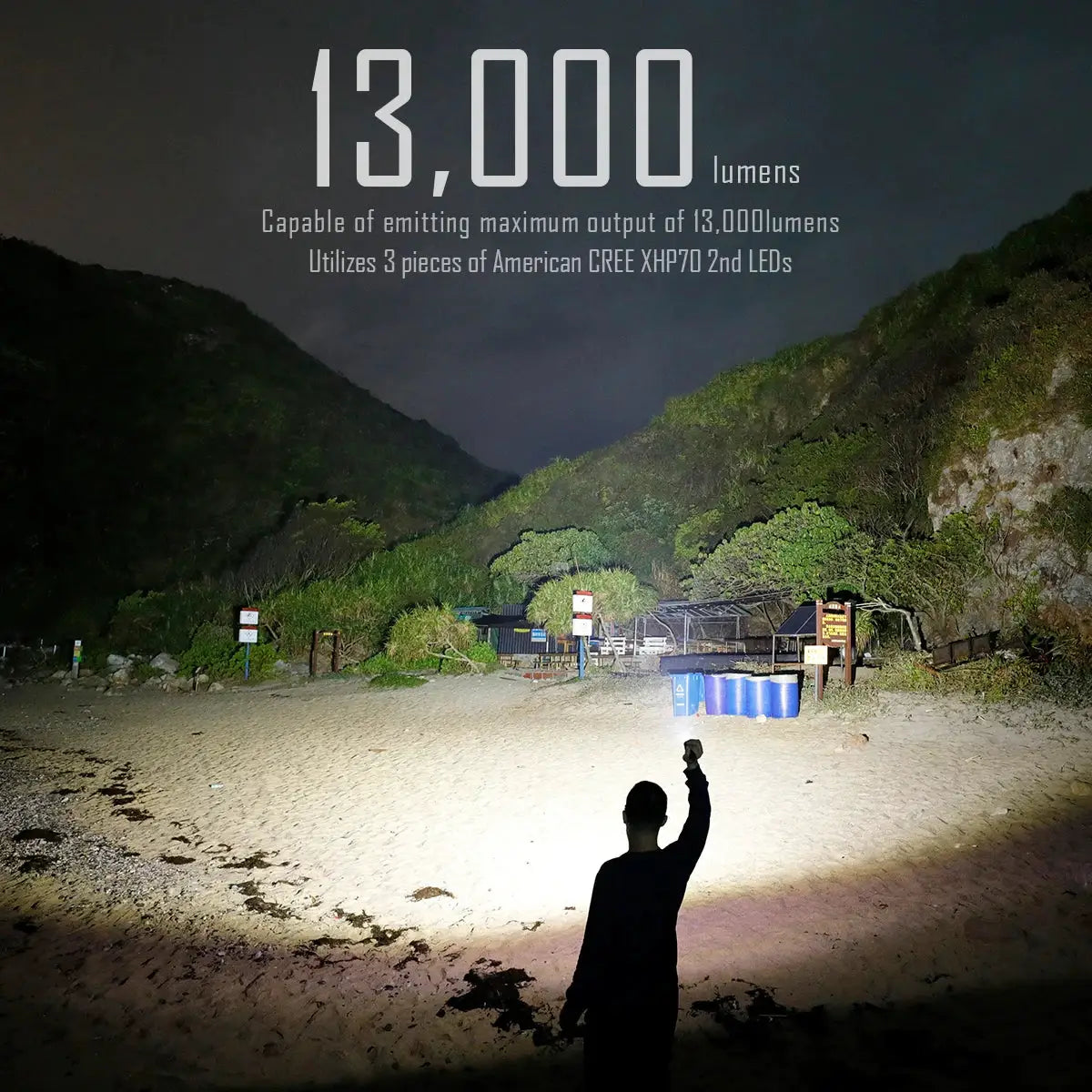 IMALENT MS03 EDC Flashlight 13000 Lumens Rechargeable Handheld Torch for Adventure Mountain Climbing Outdoor Exploration from PriceLows™
