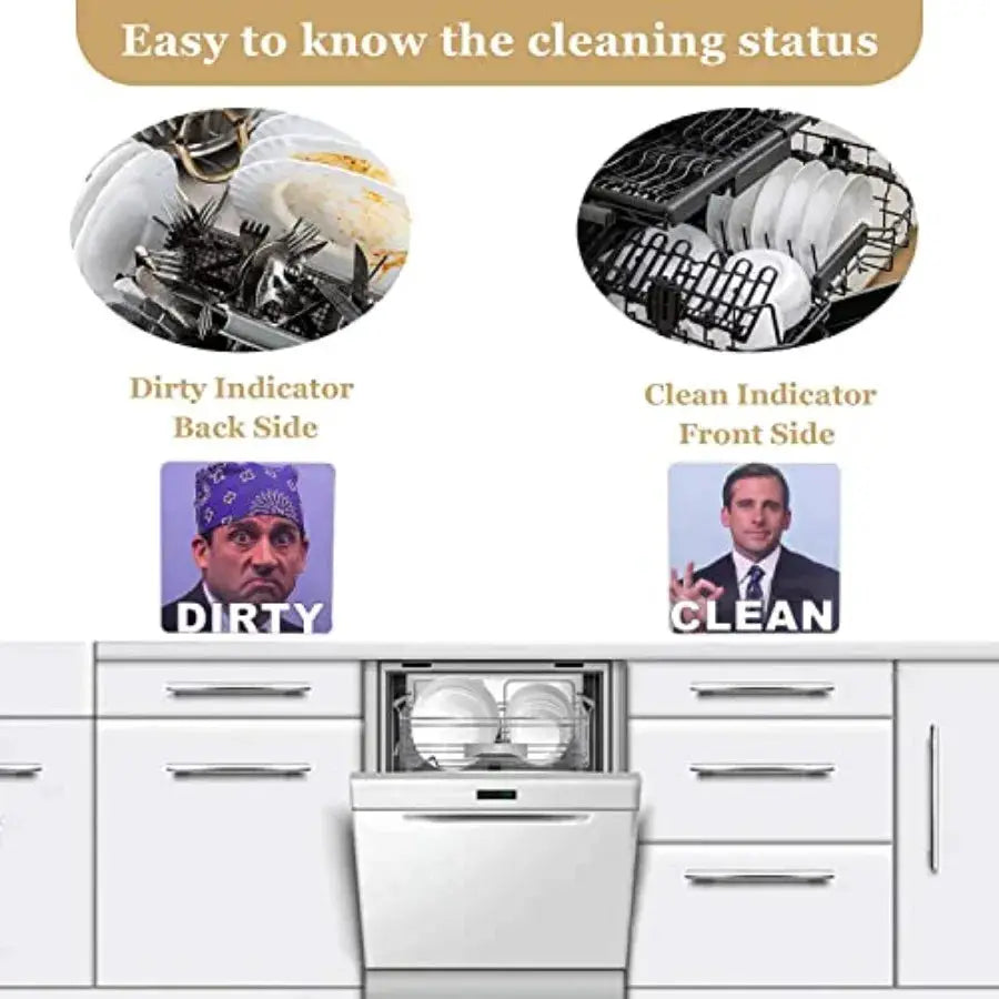 Dishwasher Magnet | Clean Dirty Indicator | Reversible Sign | Double Sided
