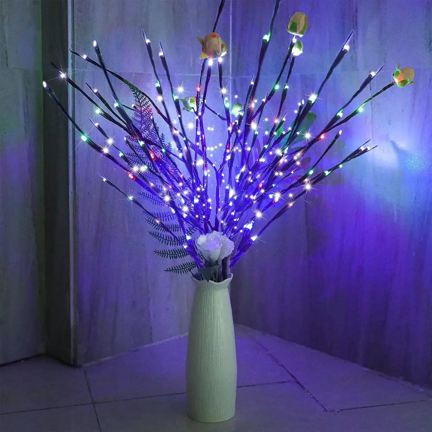 1Pcs LED Tree Branch Light Battery Powered Operated Bendable Twig Branch Lights for Party Coffee Store Festivals Home Decoration from PriceLows™