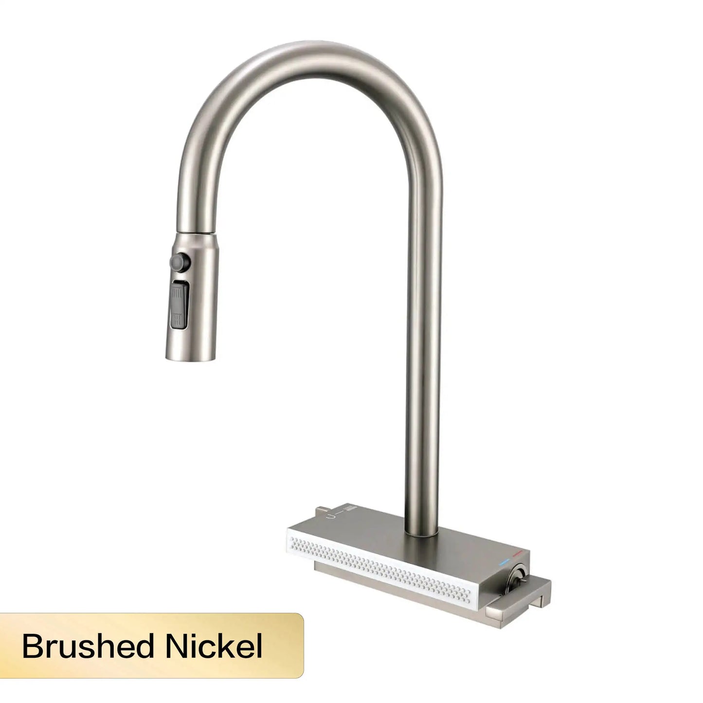 Kitchen Faucet | Gunmetal Brass Finish | Pull Out 2 Modes | 1 Hole Deck Mounted