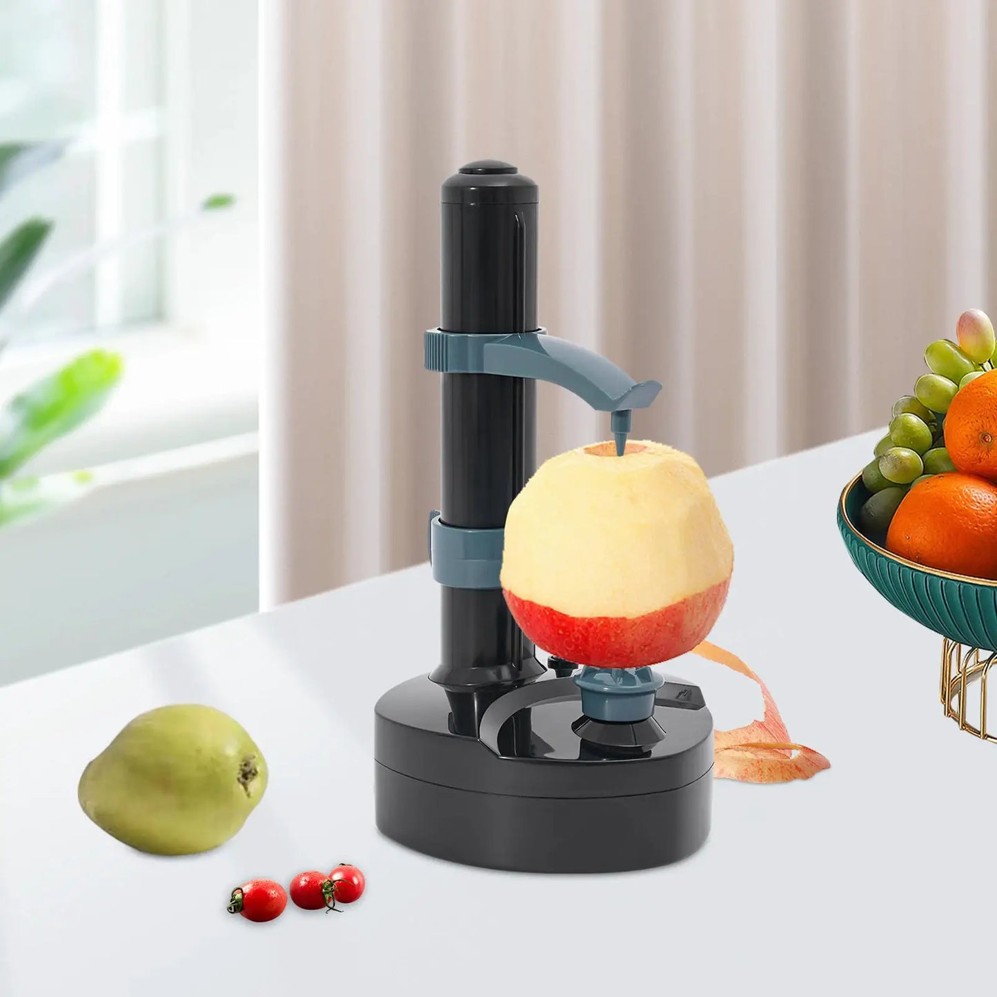 24W Kitchen Peeling Tool Electric Vegetable Peeler ABS Multifunctional Automatic Potato Apple Peeler Fruit Peeler Machine from PriceLows™