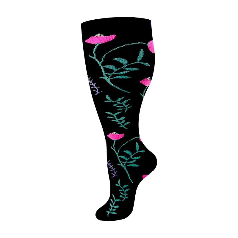 Compression Socks | 20-30 Mmhg Pressure | Wide Calf | 2Xl To 4Xl
