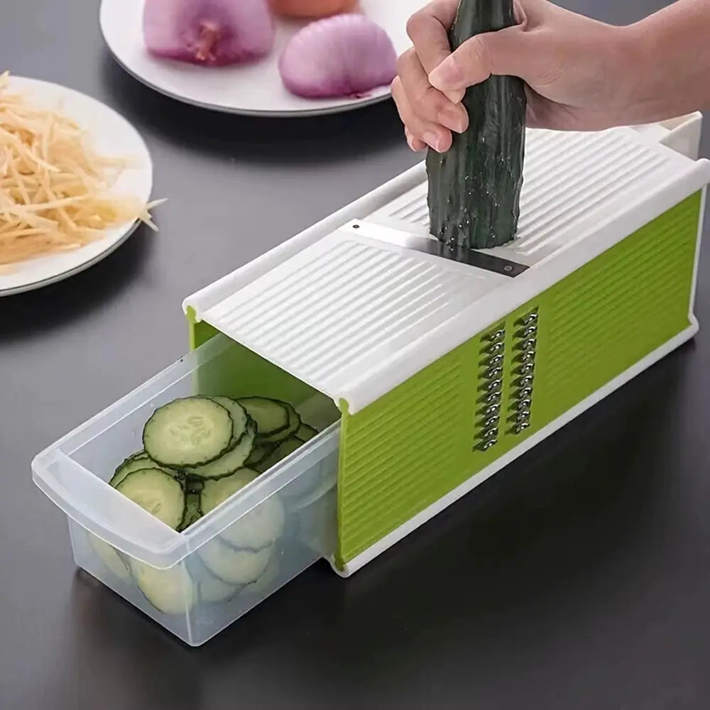Vegetable Chopper Slicer | 5 In 1 ABS | Multifunctional Kitchen Tool