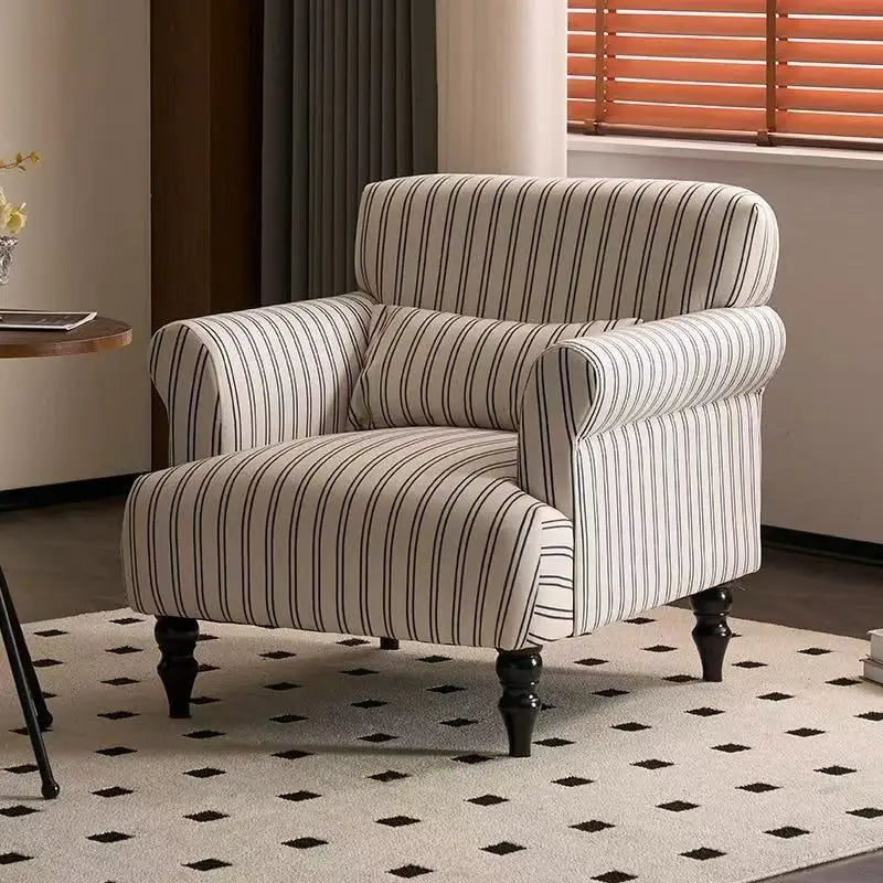 Single Sofa | Nordic Modern Vintage | Living Room Recliner | 1-Seater