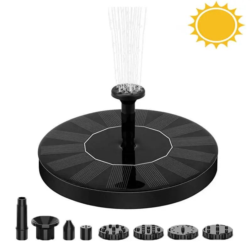 Mini Solar Water Fountain Pool Pond Waterfall Fountain Garden Decoration Outdoor Bird Bath Solar Powered Fountain Floating Water from PriceLows™