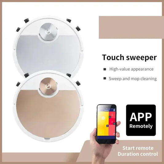 Robot Vacuum Cleaner | App Controlled Wireless Cleaning | Battery Life 1h20m-2h