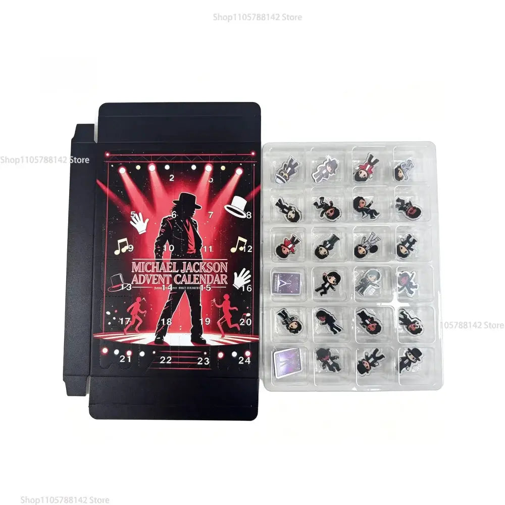 Christmas Advent Calendar | Michael Jackson | 24 Day | Acrylic Hanging Set