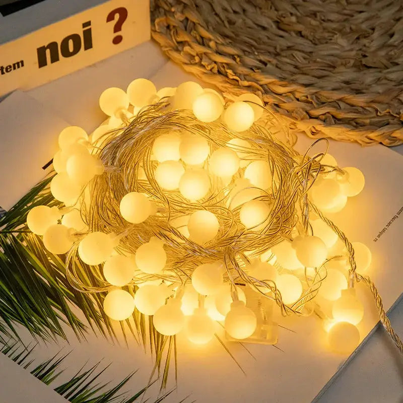 LED Light String – PVC Material, Christmas Decoration, Outdoor Camping Tent Canopy Light, Long Battery Life, Waterproof & Energy from PriceLows™