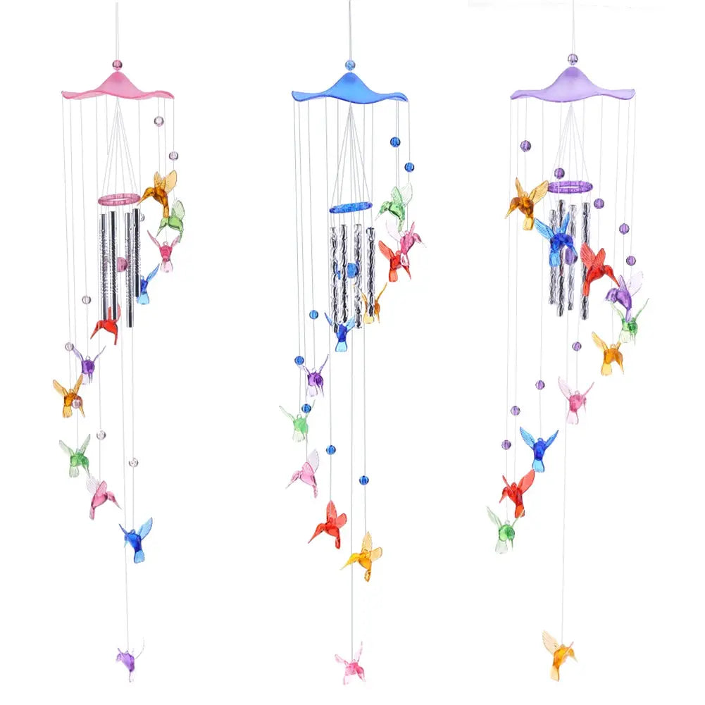 Hummingbird Windchime Charms Handmade Courtyard Decorative Windbell Pendants Art Crafts Ornaments Birthday Gifts Yard Decoration from PriceLows™