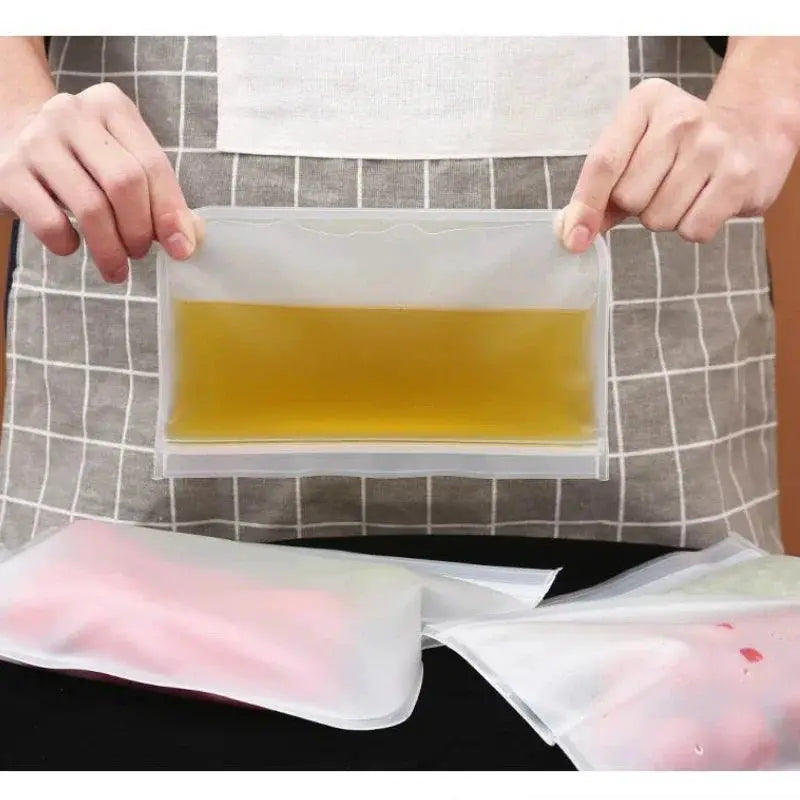 Silicone Food Storage Bags | Leakproof | Stand Up Zip Seal | Multiple Sizes
