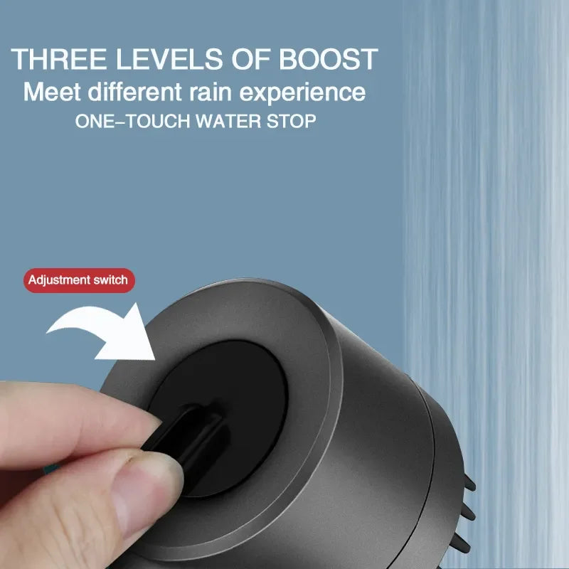 Shower Head | High Pressure | 3 Mode Spray | ABS Plastic Hand Held