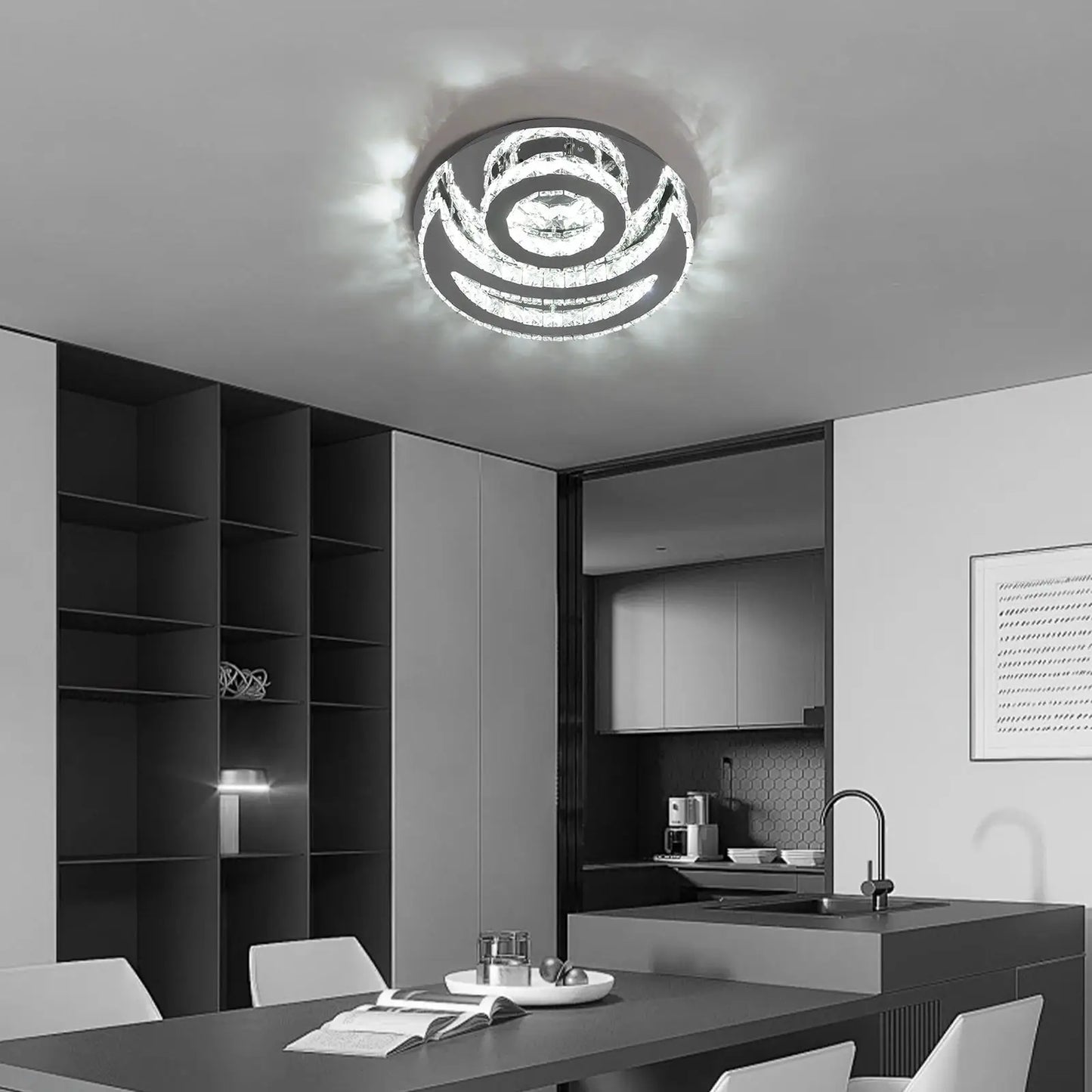 LED Ceiling Light Cold White Light, Modern Ceiling Light, Embedded Ceiling Light for Kitchen, Living Room, Bedroom, Balcony from PriceLows™