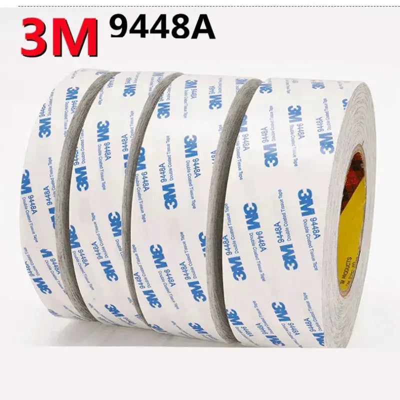 Double Sided Adhesive Tape | 3M 9448A | 0.15mm Thick | White Nonwoven Roll