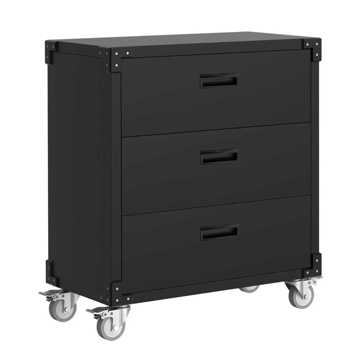 3 Drawer Rolling Tool Cabinet Industrial Heavy Duty Metal Storage Cart With Ball Bearing Slides For Garage Workshop Warehouse from PriceLows™