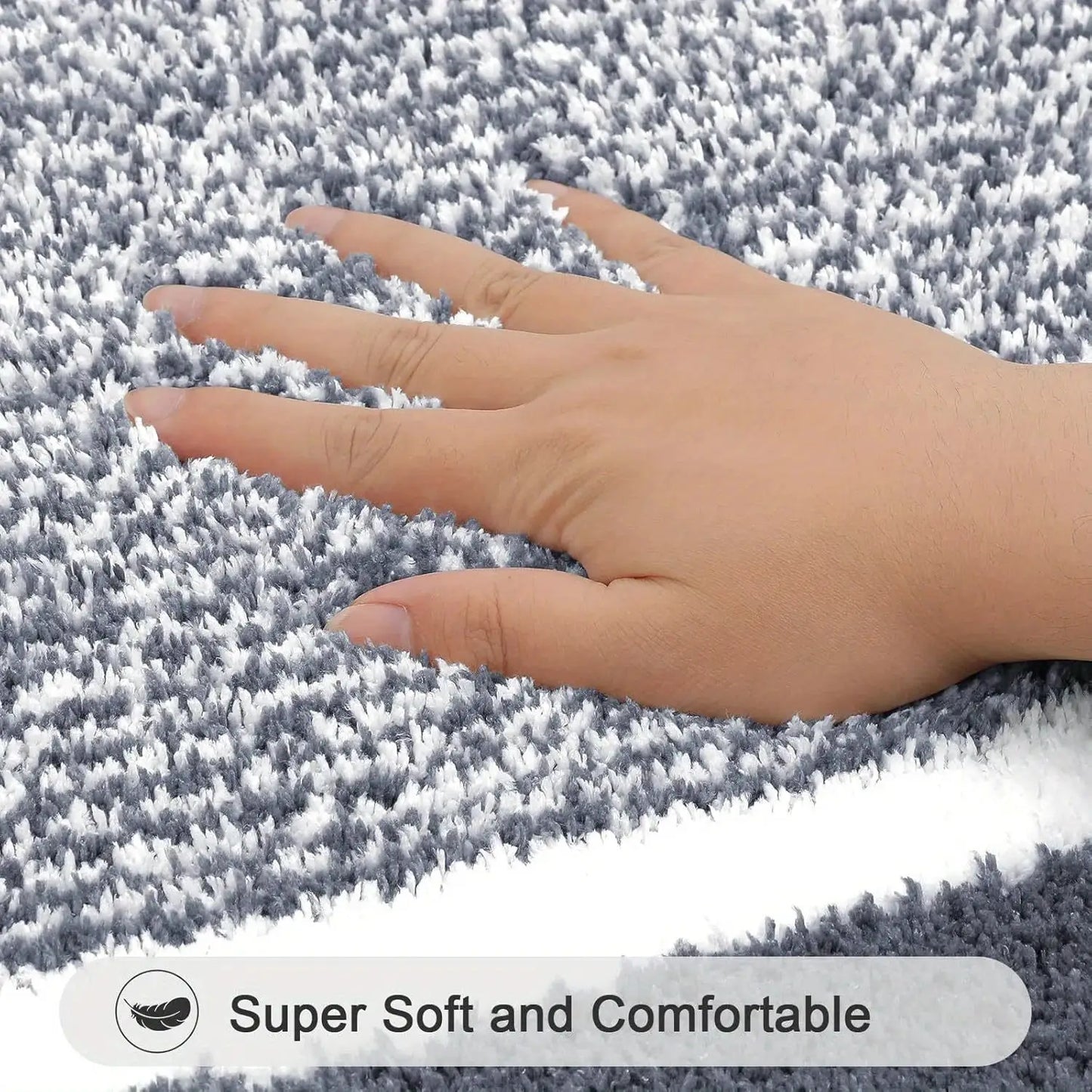Washable Microfiber Bathroom Rugs Set 3pcs/set Non Slip Absorbent Bath Mats for Bathroom Floor / Shower Mat/ Bathroom Rug/욕실 카펫 from PriceLows™