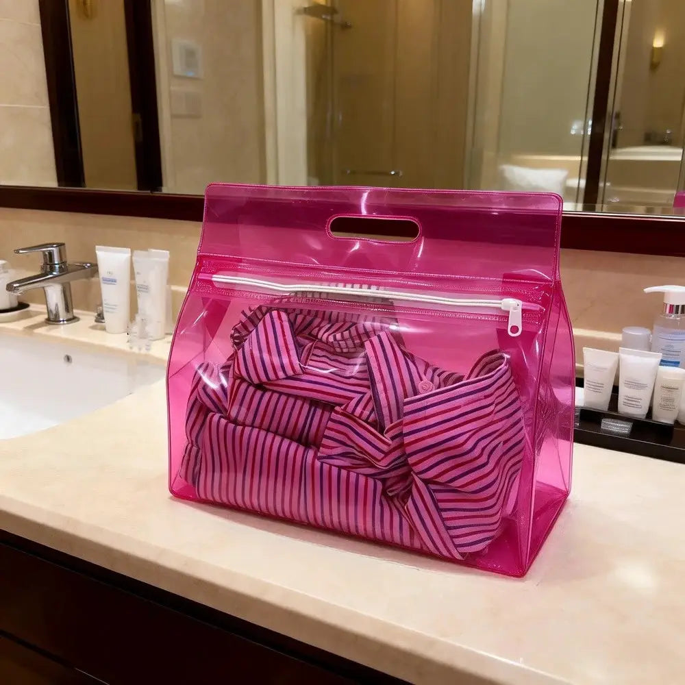 Portable EVA Waterproof Organizer Bag Swimming Bag Zipper Design Toiletry Makeup Bag for Wet Dry Separation Beach Storage from PriceLows™