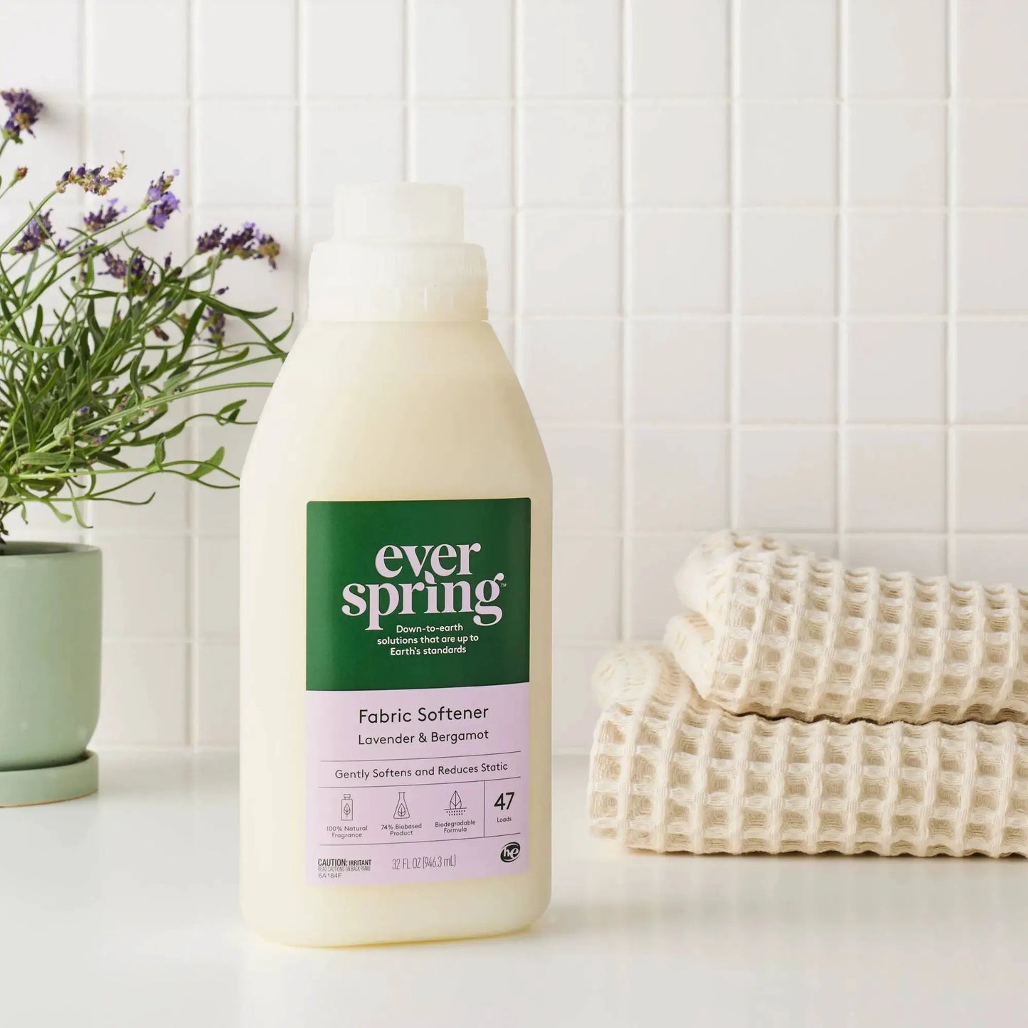 Liquid Fabric Softener | Sulfate Free | Lavender Bergamot | Hypoallergenic