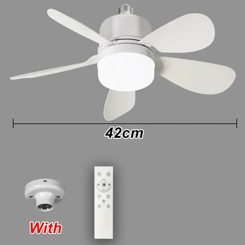 Ceiling Fan With Light 2-In-1 | 16 Inch | Remote Control | E27 Socket Dimmable