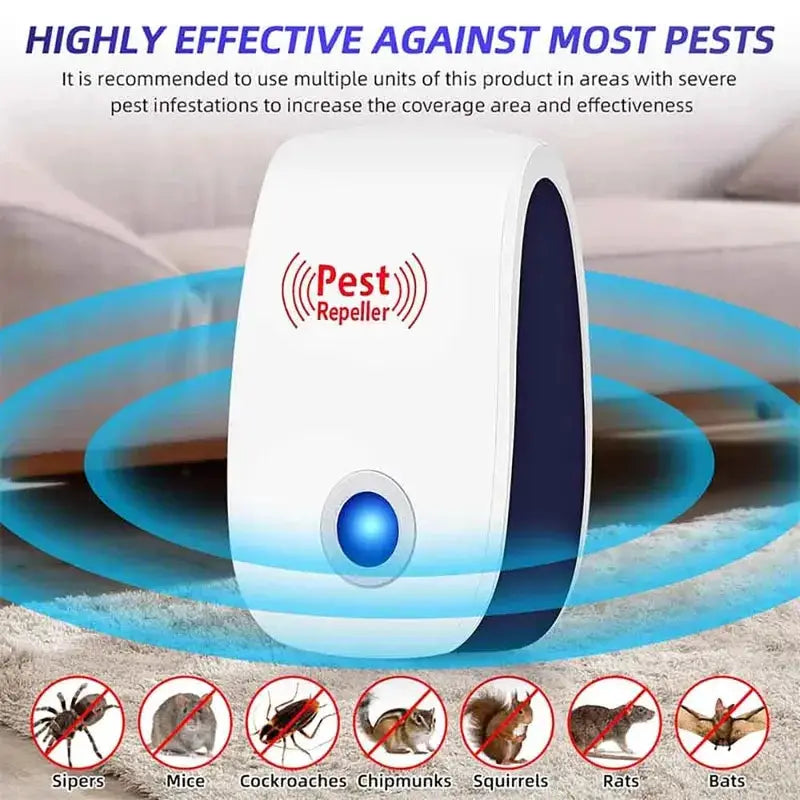 1PCS Electromagnetic Mosquito Anti Mouse Insect Repeller Rat Cockroach Household Pest Reject Repellent Electronic Ultrasonic from PriceLows™
