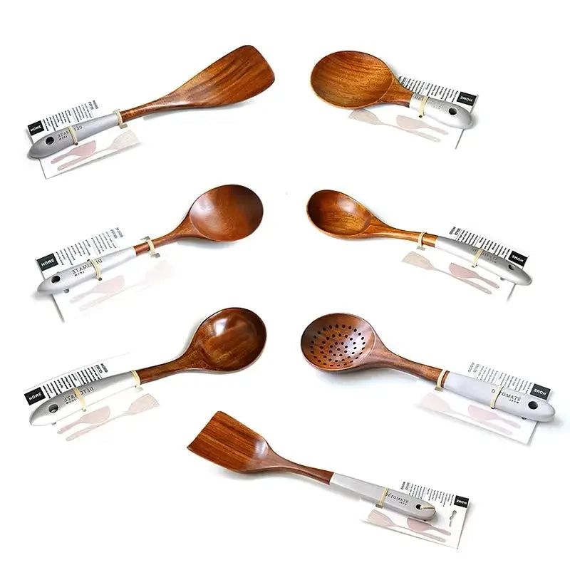 Wooden Cooking Utensil Set | Premium Teak | Eco Friendly | Standard