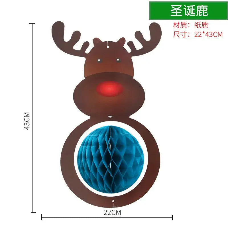 Christmas Tree Ornaments | Assorted Figures | PVC Material | 10 Pack